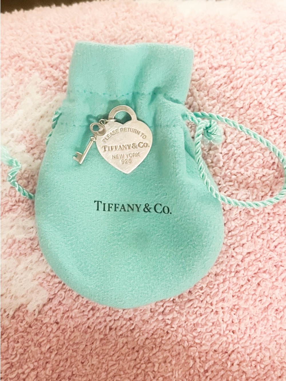 Tiffany & Co. Heart Tag and Key pendant